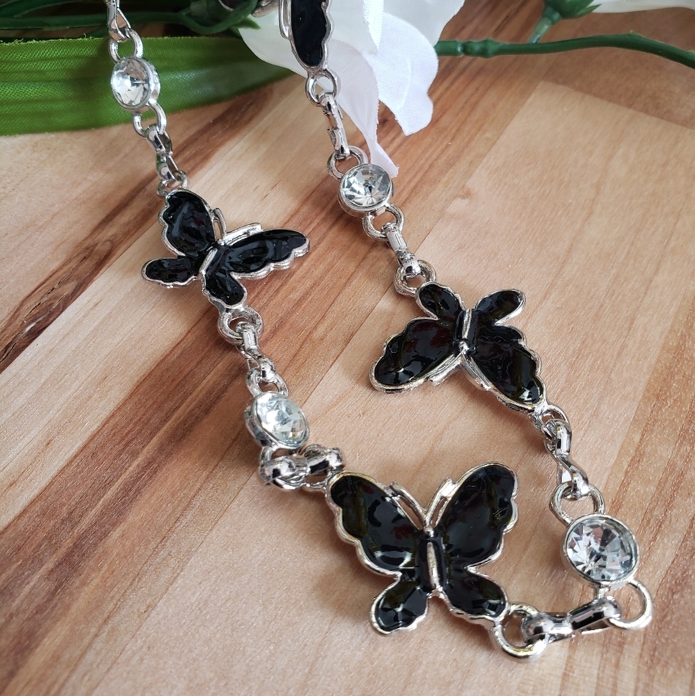 Butterfly Rhinestone Waist Chain - Picture 6 of 8